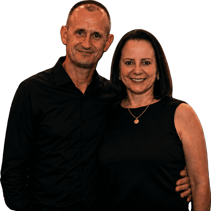 Jair e Márcia Buzza, da ArteRochas